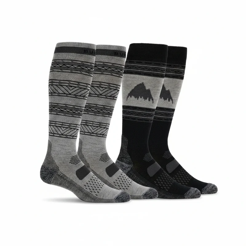Men's Performance Lightweight Snowboard Socks (2 Pack)