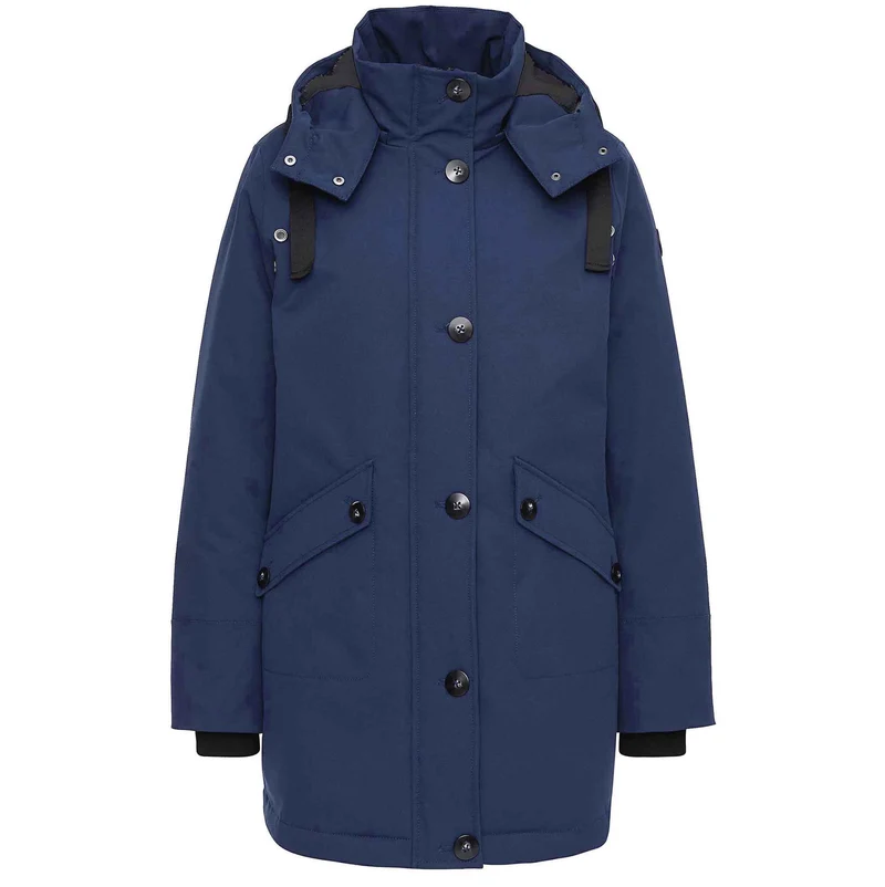 Manisa Parka halflang donkerblauw | Tall