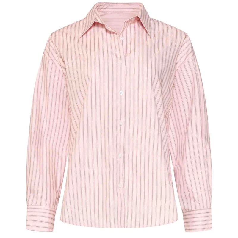 Smashed Lemon Blouse Streep Lichtroze | Tall