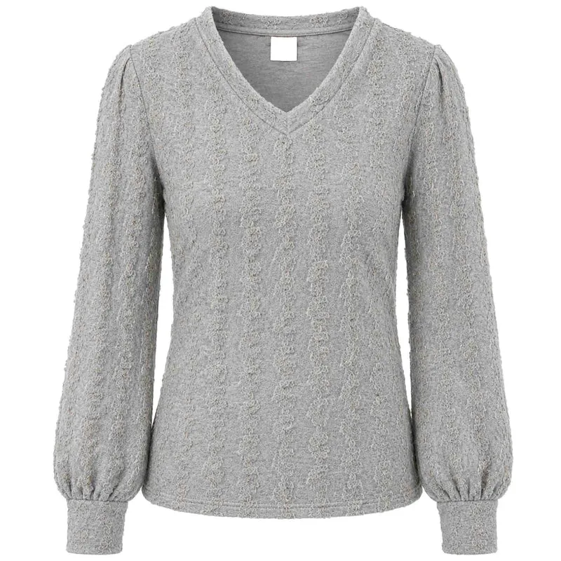 Longlady Shirt Tiske Lichtgrijs | Tall