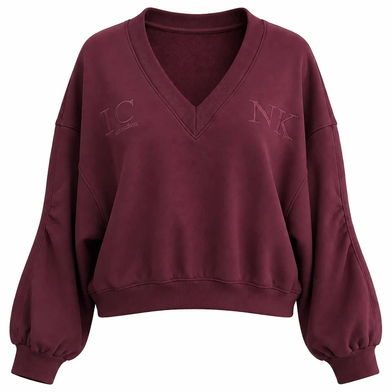 ICNK Trui Truze Bordeaux | Tall