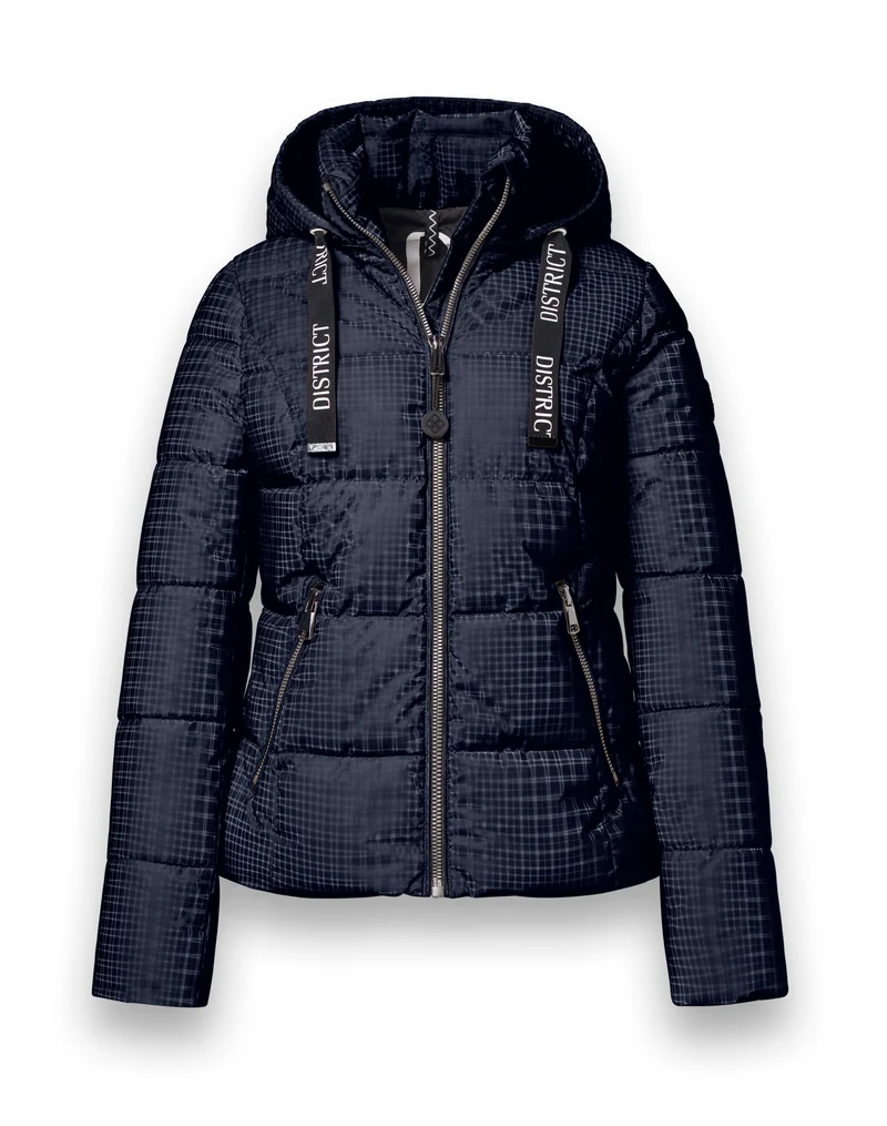 MACCHIATO Dark Navy Check