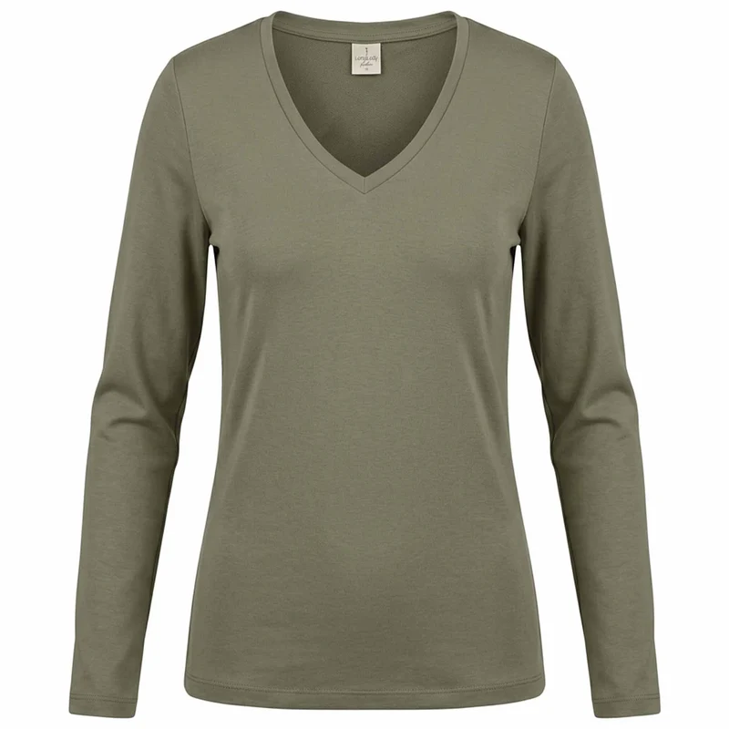 Longlady Shirt Tanja Khaki | Tall