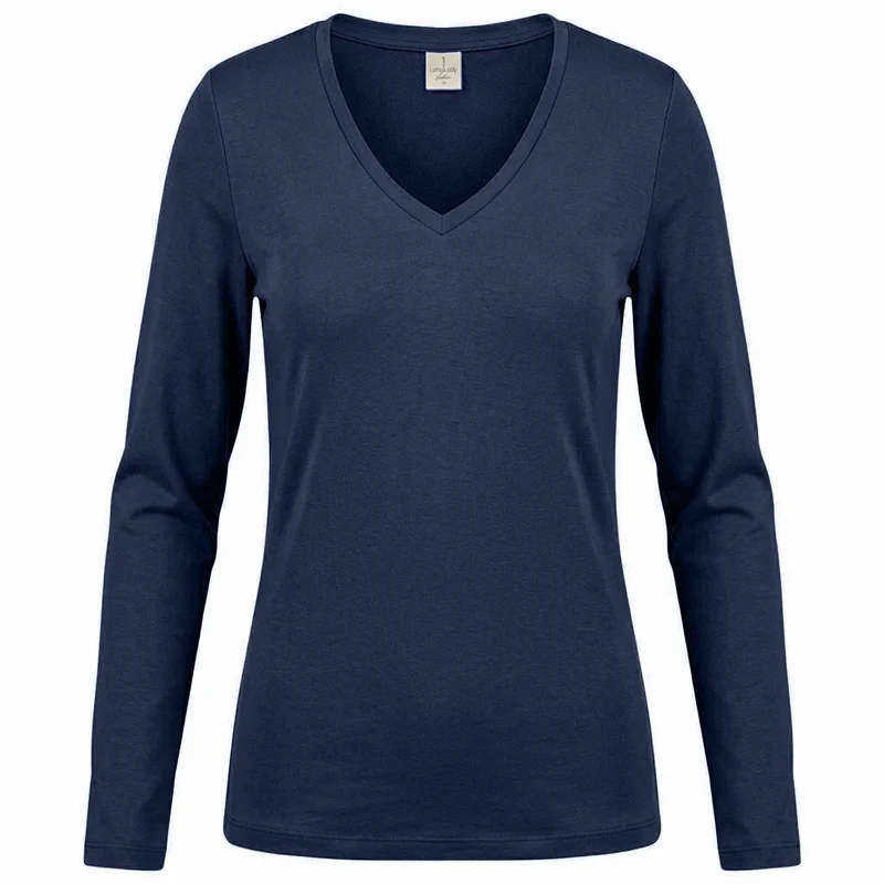 Longlady Shirt Tanja Donkerblauw | Tall