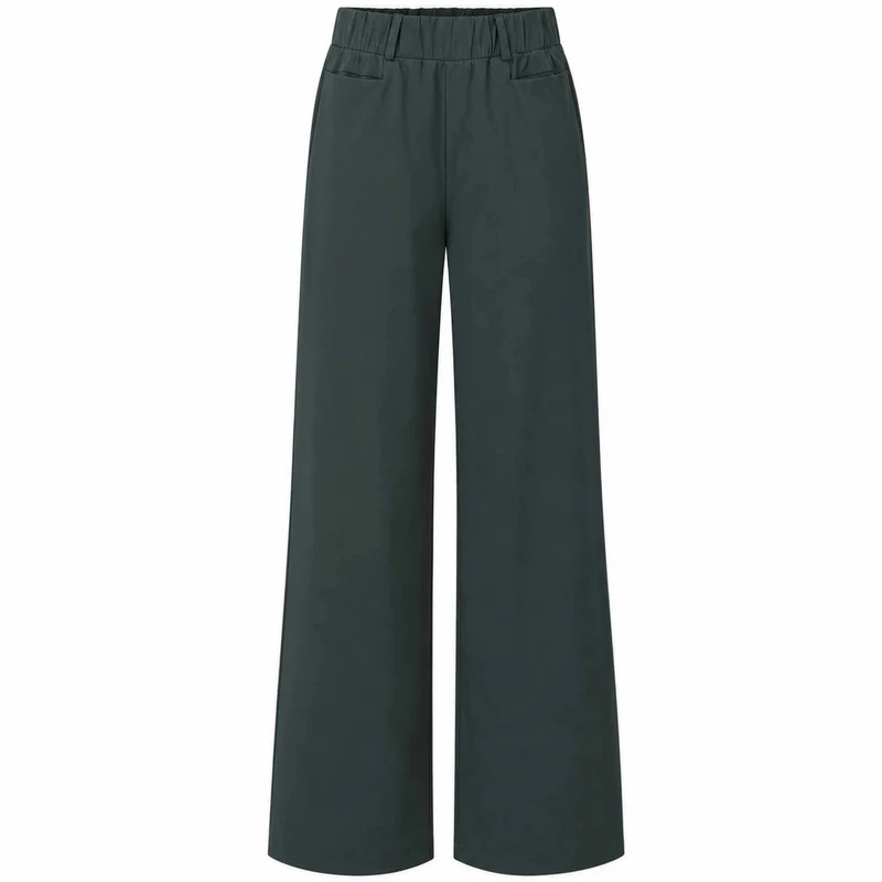 Only-M Broek Travel Strong Wijd Grijsgroen | Tall