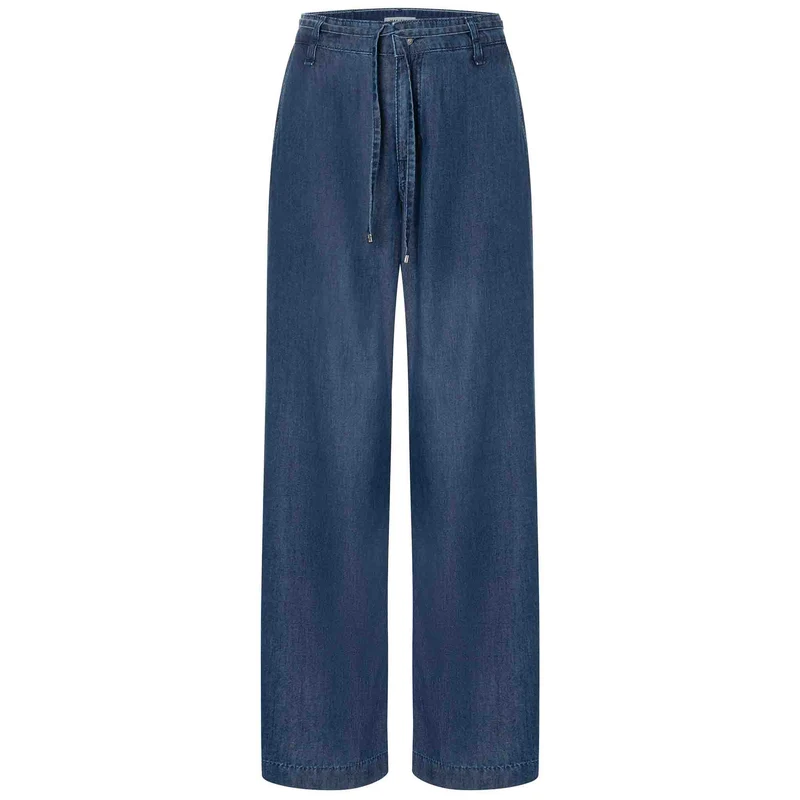 Mac Broek Wendy Tencel Simply Blue | Tall