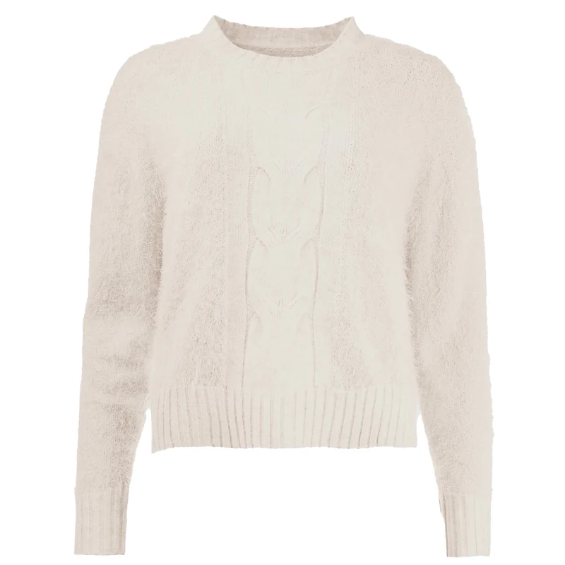 ICNK Trui Hairy Feather Cable | Tall