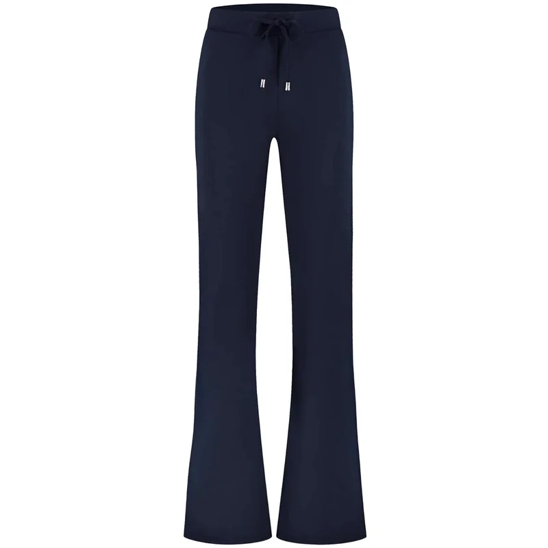 Only-M Broek Sporty Strong Flared Donkerblauw | Tall