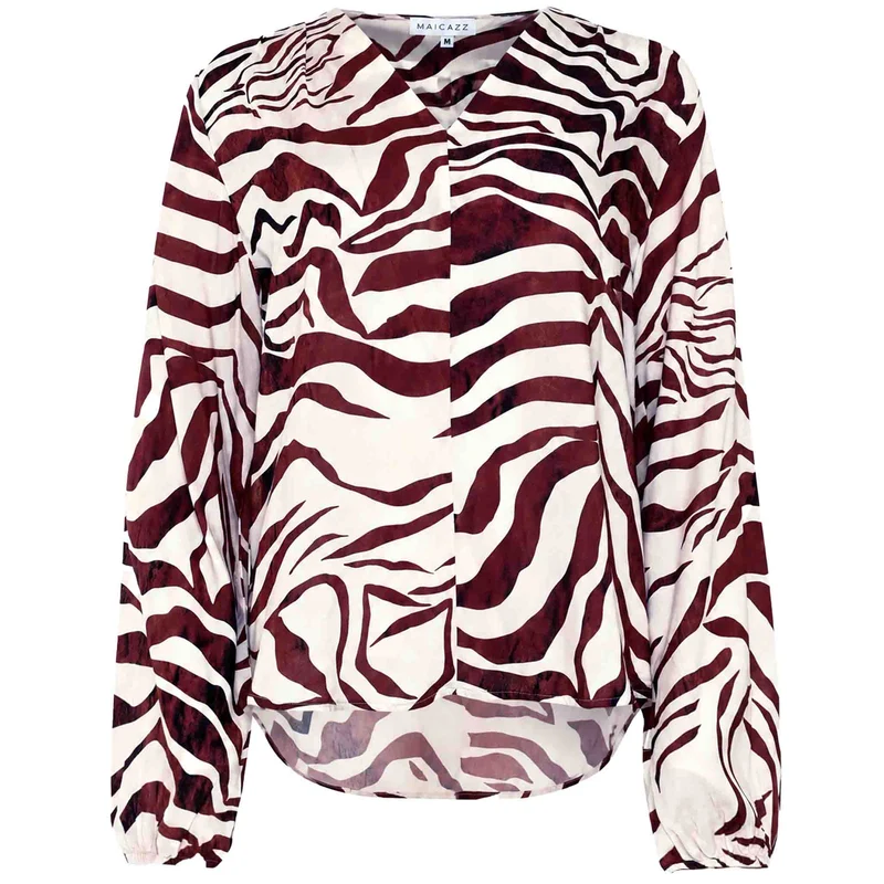 Maicazz Blouse Tanevi Bordeaux | Tall