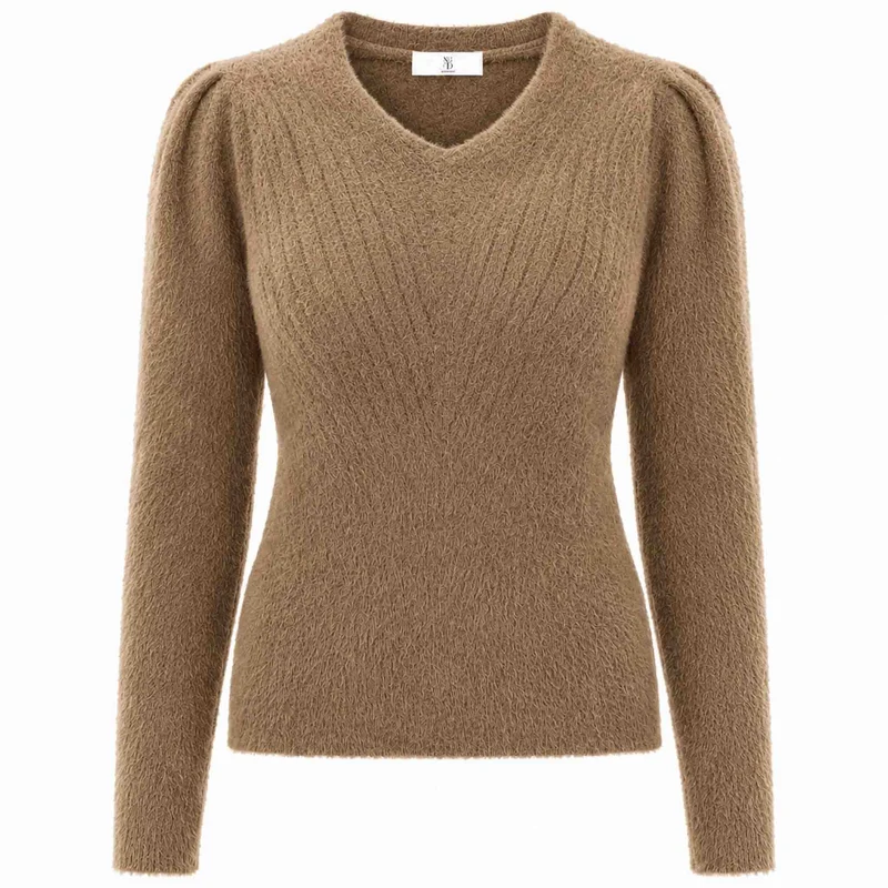 NED Trui Belins Tan | Tall
