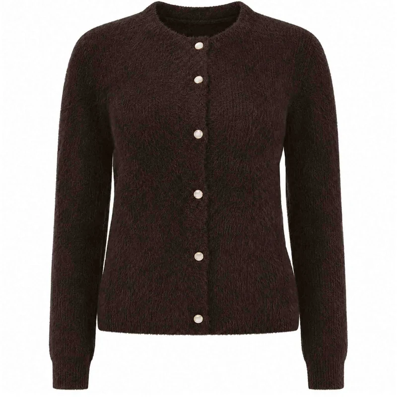 NED Vest Delta Ganache Brown | Tall
