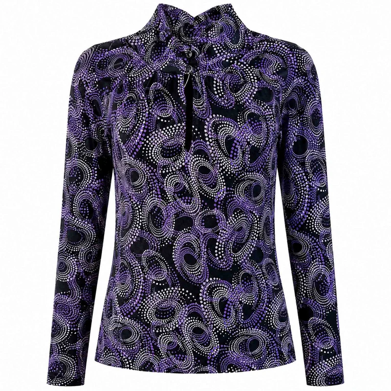 Longlady Shirt Toske Paars | Tall