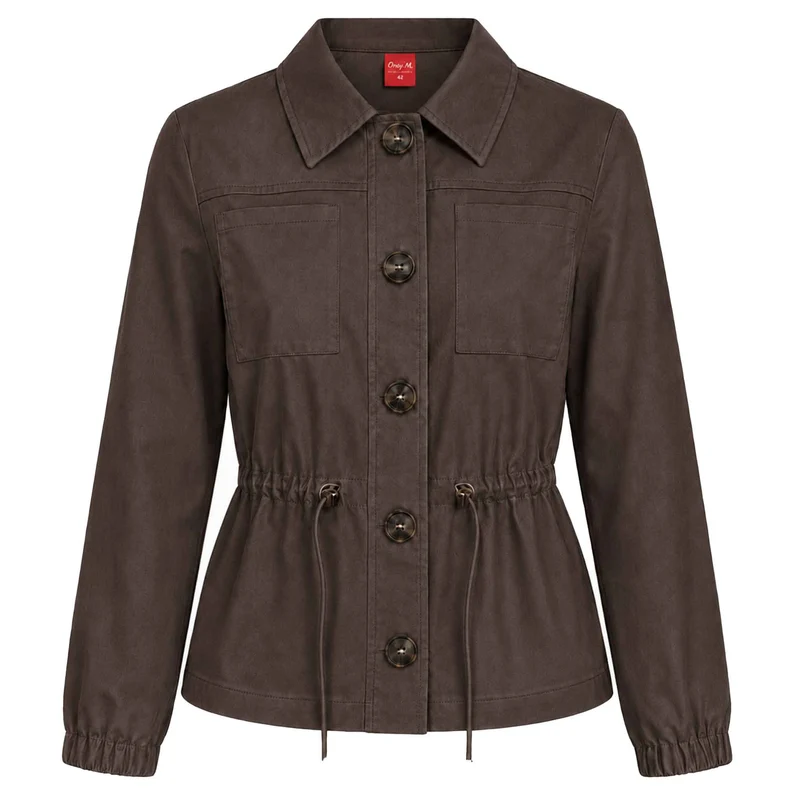 Only-M Blazer Koord Donkerbuin | Tall