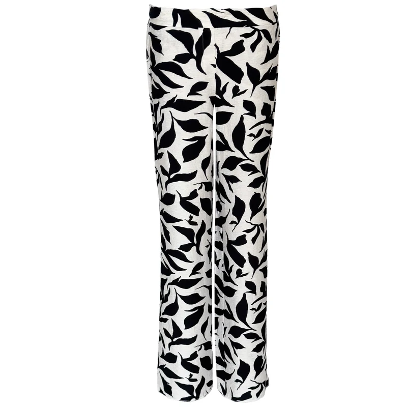 LongLady Broek Nory Leaves | Tall