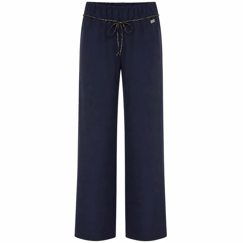 TQ Broek Romee Structured Donkerblauw | Tall