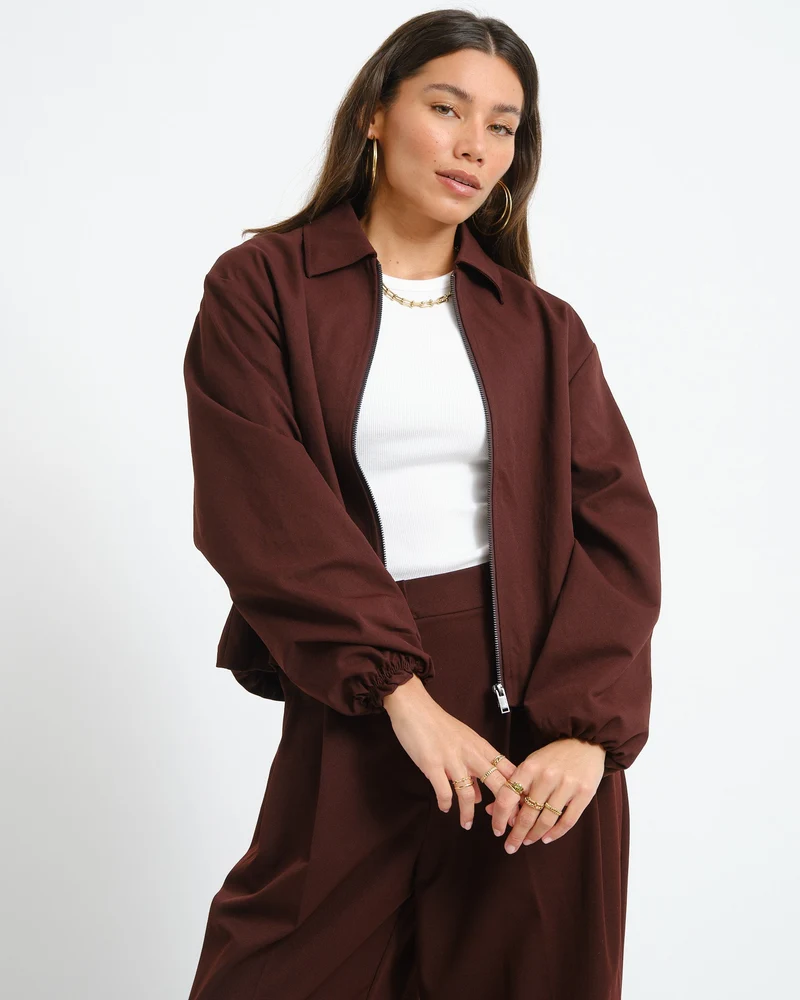 TILTIL Meysa Bomber Aubergine