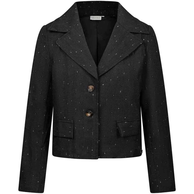 Kimara Blazer Vento Zwart | Tall