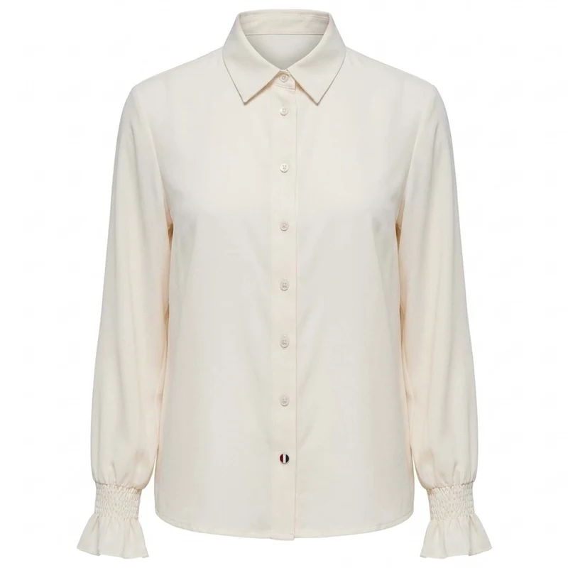 Only-M Blouse Travel Smock Offwhite | Tall