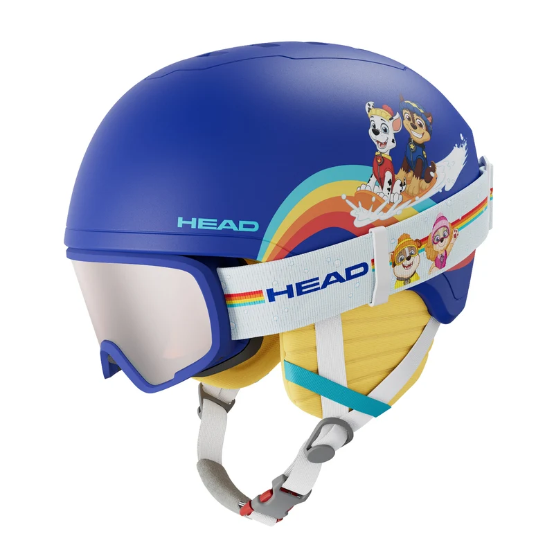 YUKI Paw Patrol Junior Helmet and Goggle Set