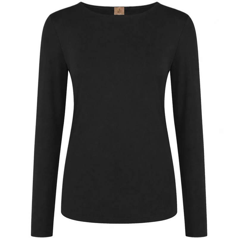 Longlady Shirt Tessi Zwart | Tall