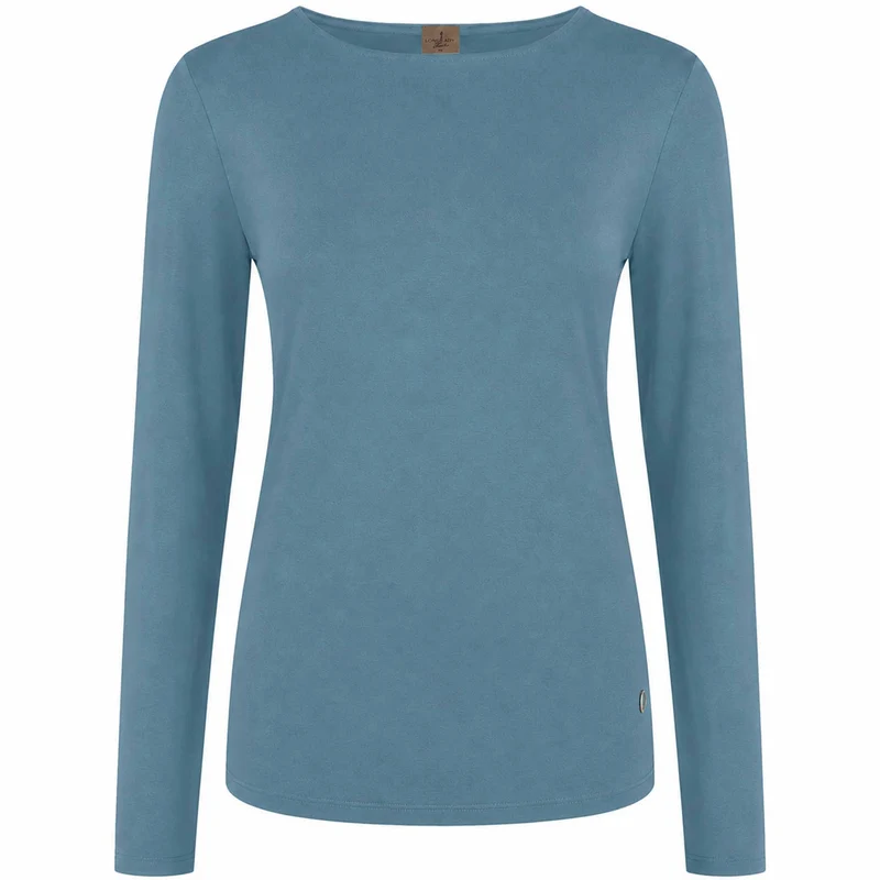 Longlady Shirt Tessi Jeansblauw | Tall