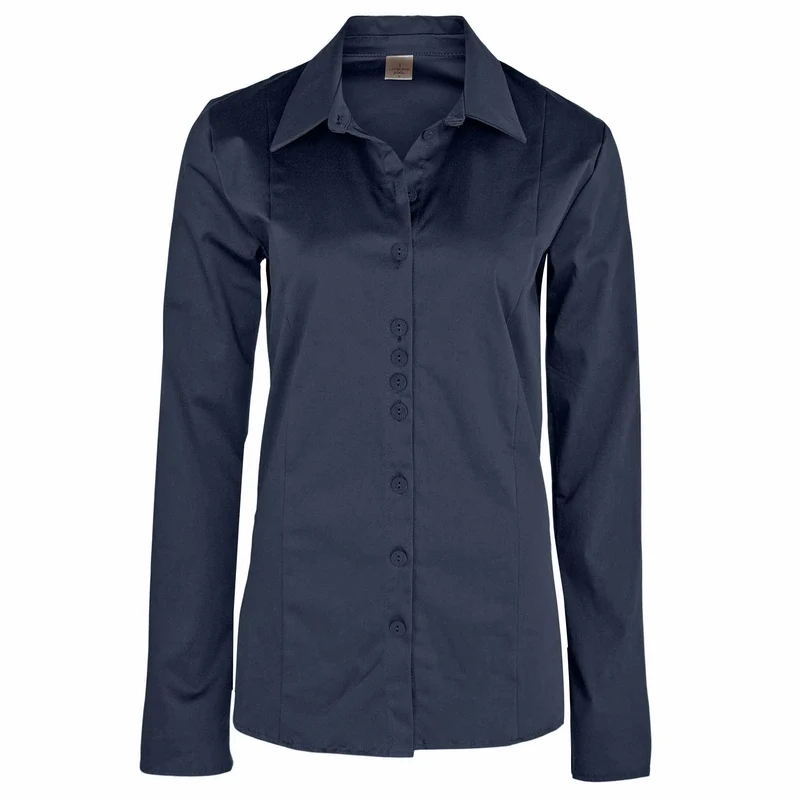 Longlady Blouse Dienne Donkerblauw | Tall