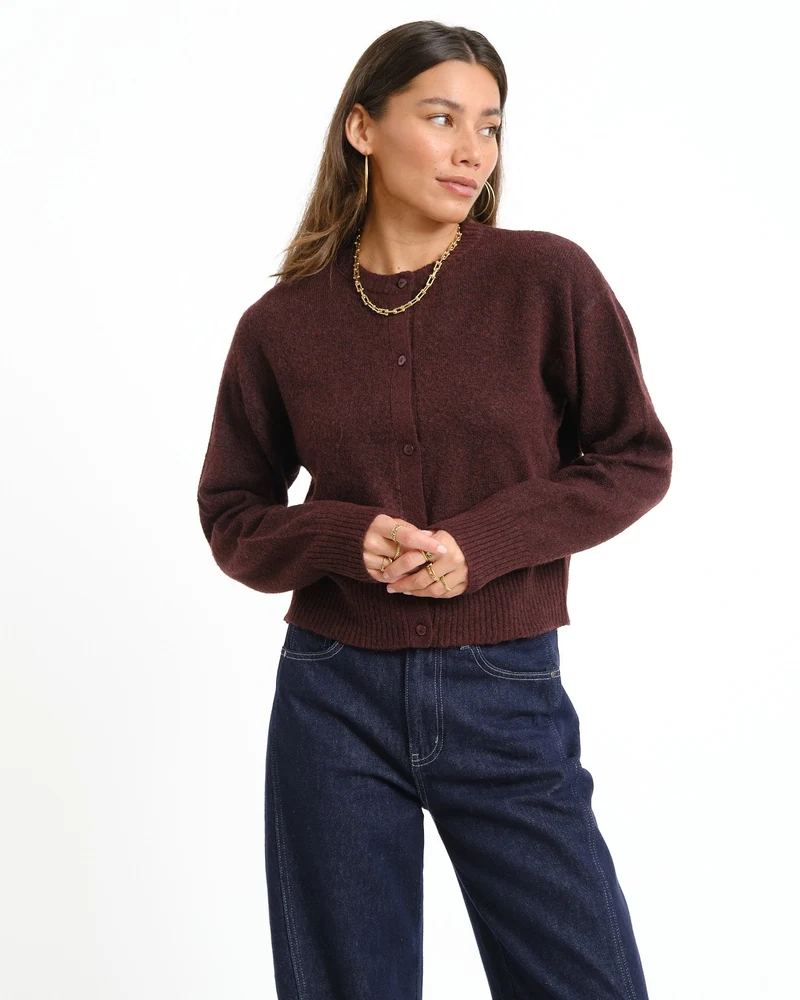 Natalie Diverse Cardigan Knit Winetasting