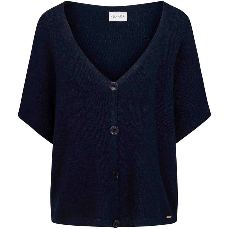 Kimara Vest Fiorella Donkerblauw | Tall