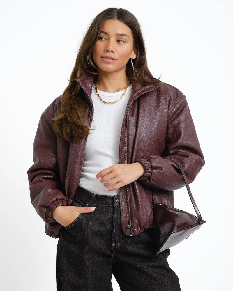 Topshop ARTHUR MULTI WEAR BAG Burgundy