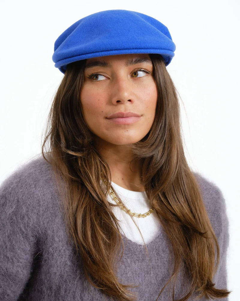 Kangol 504 Cap Kobalt blauw