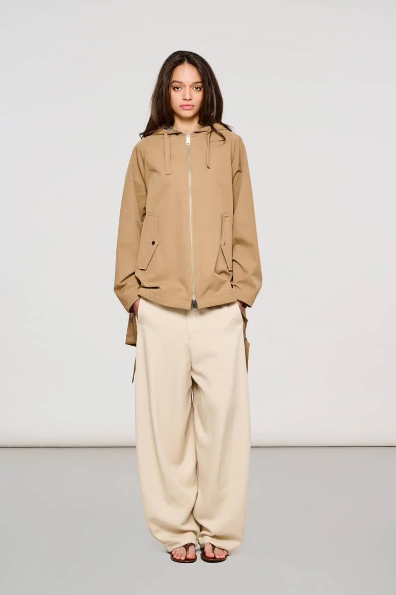 1100 Wien Cape Jacket Two Layers Incense