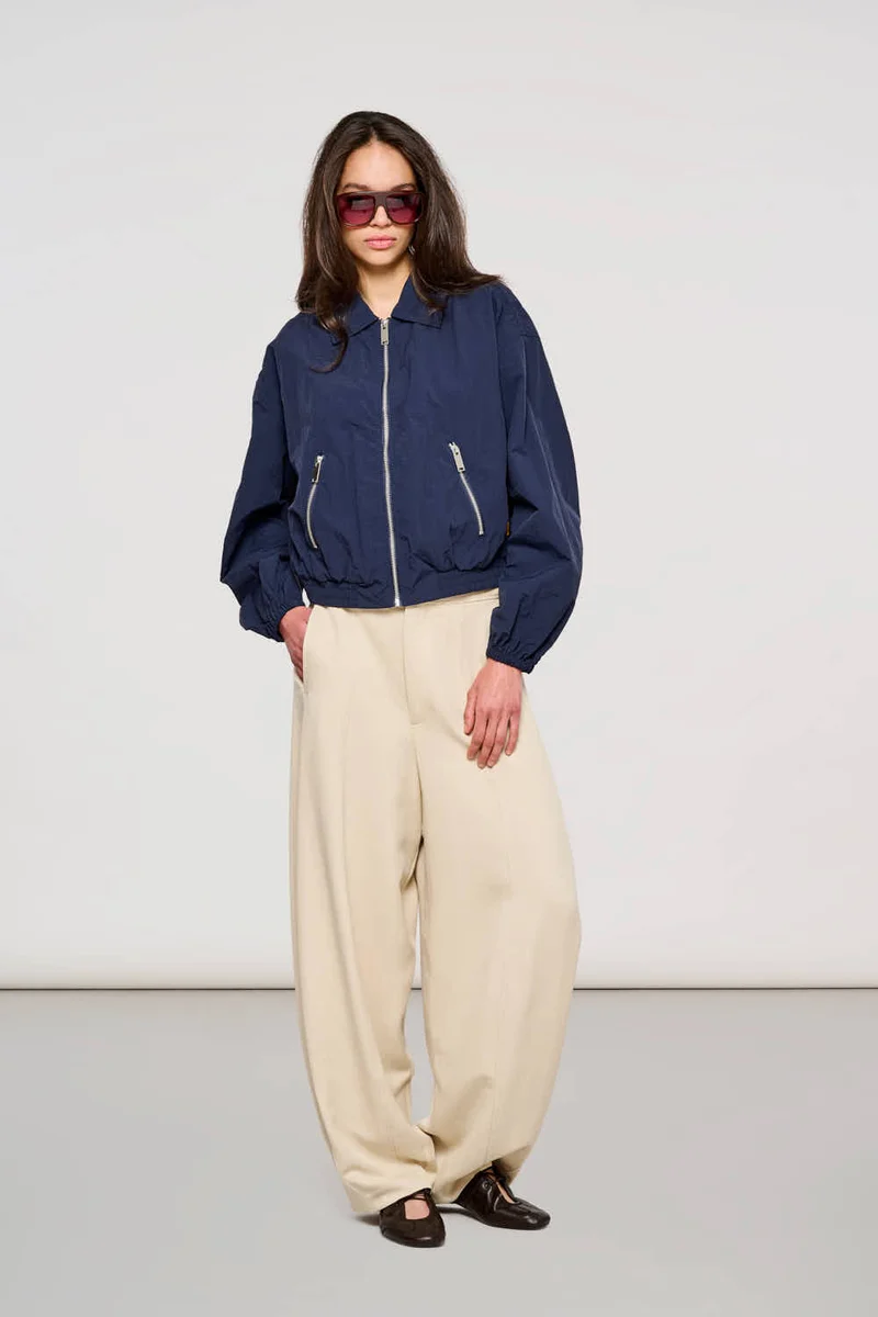 5500 Brera Trench Coat in Compact Nylon Total Eclipse