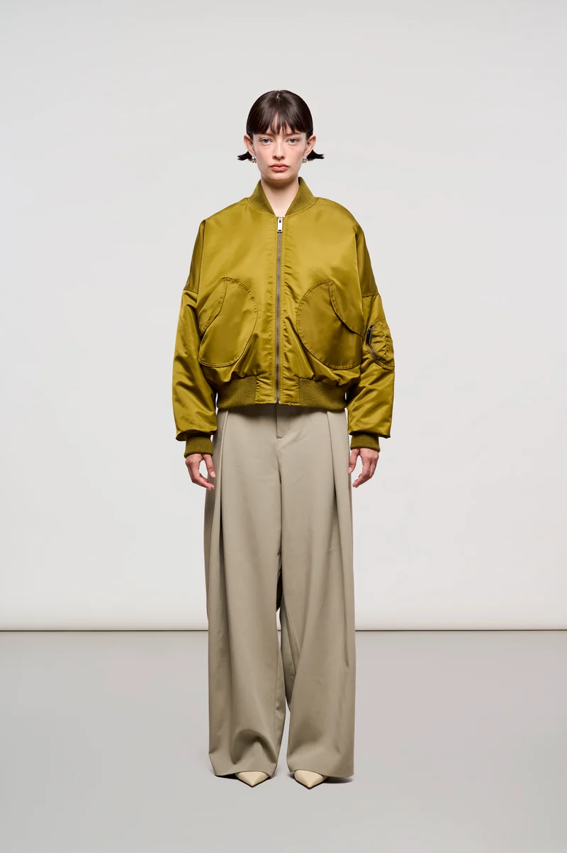 2500 BOMBER OSLO IN NYLON BOMBER FIR GREEN