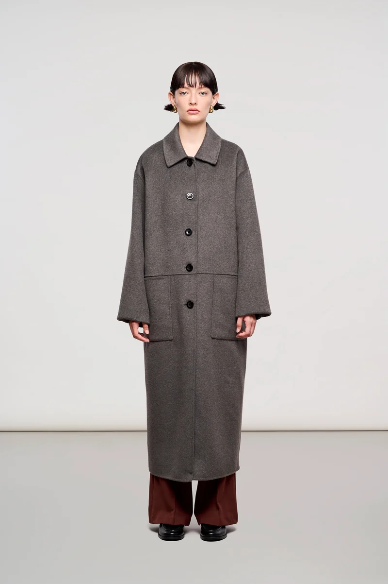 0900 CAPPOTTO ANTWERP IN DOUBLE SPLITTABLE RAVEN