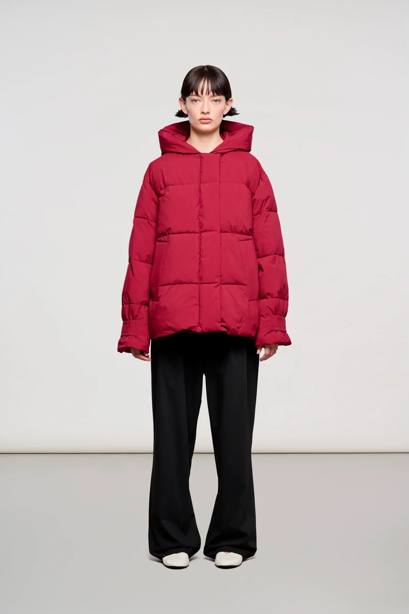 7800 PIUMINO HEATHROW IN LEGGERO NYLON IMBOTTITO RUMBA RED
