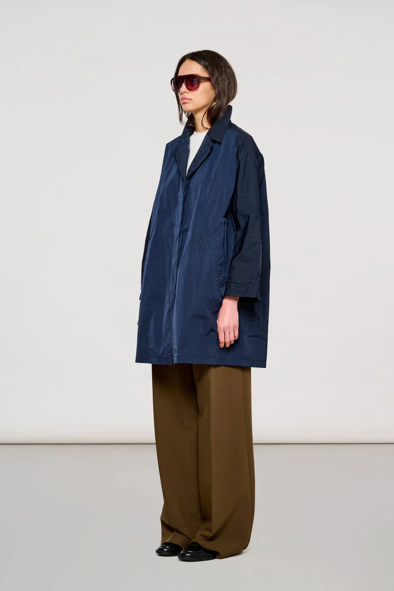 0700 Brera Raincoat in Memory Total Eclipse