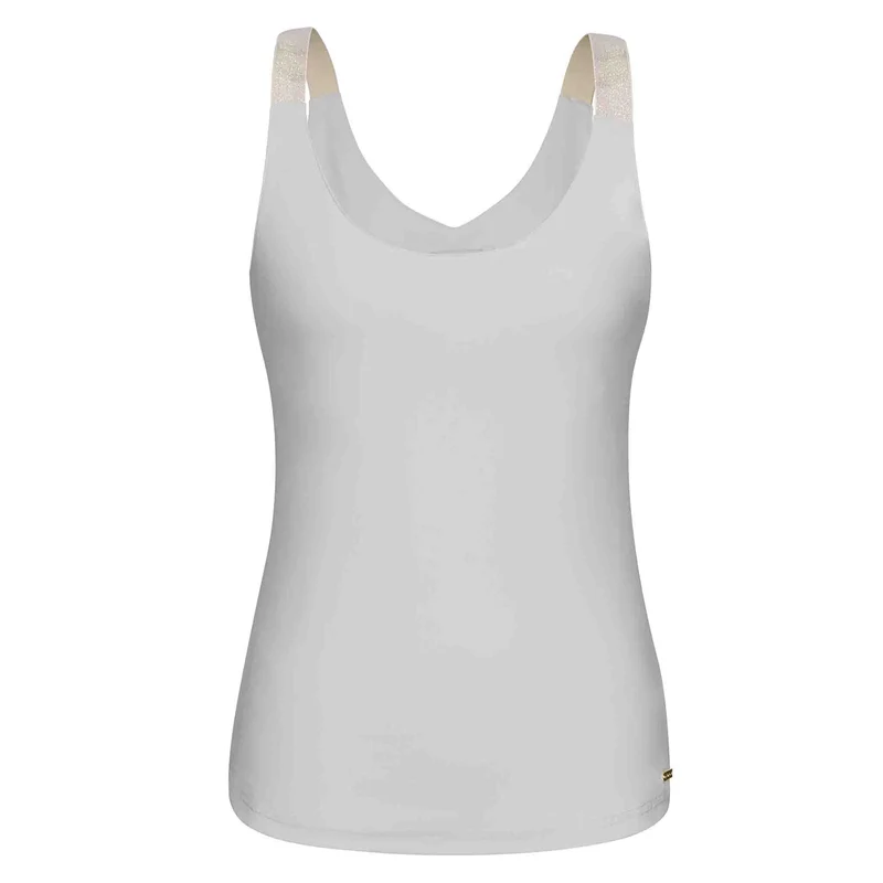 Kimara Top Josie Silver White | Tall