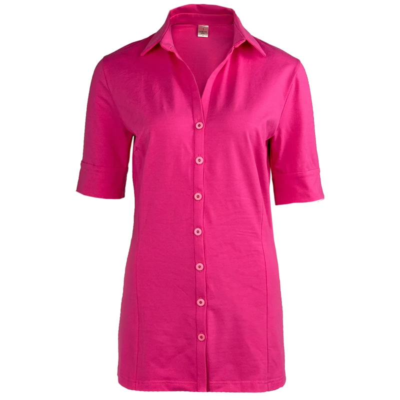 Longlady Blouse Daan Fuchsia | Tall