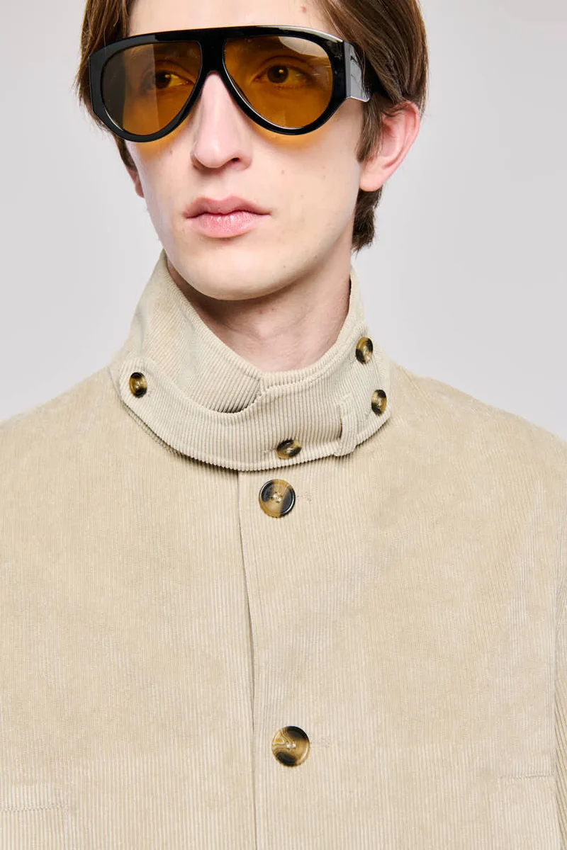 1000 York Carcoat in Velluto Oxford Tan