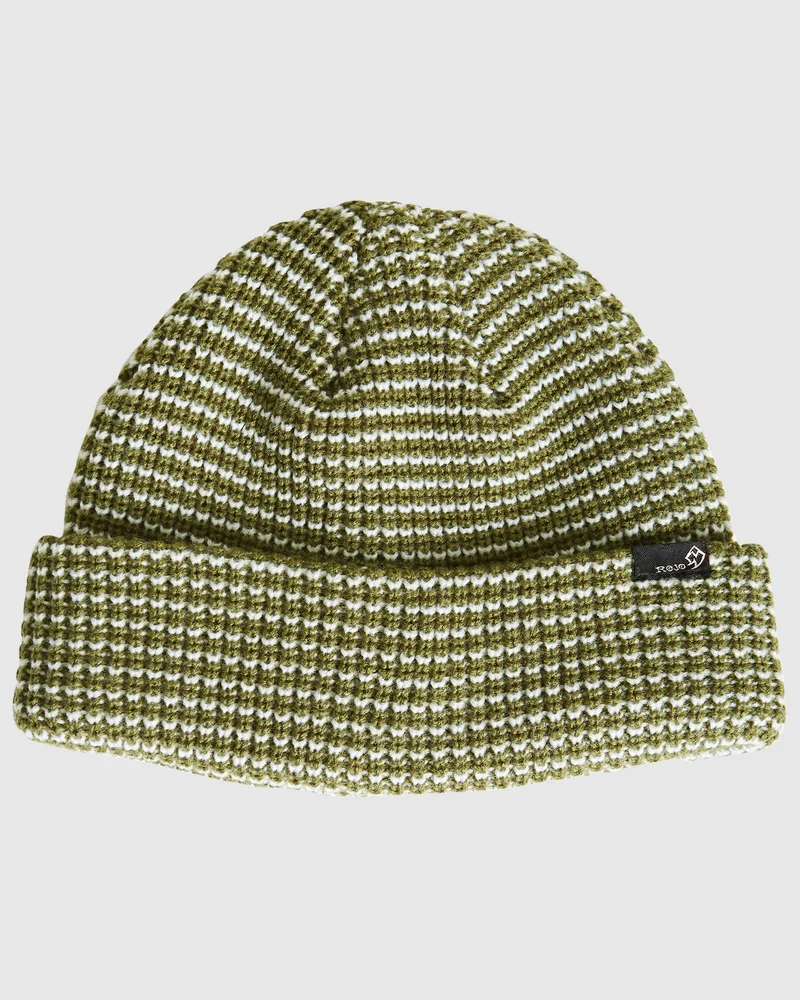Rojo Retro Stripe Beanie