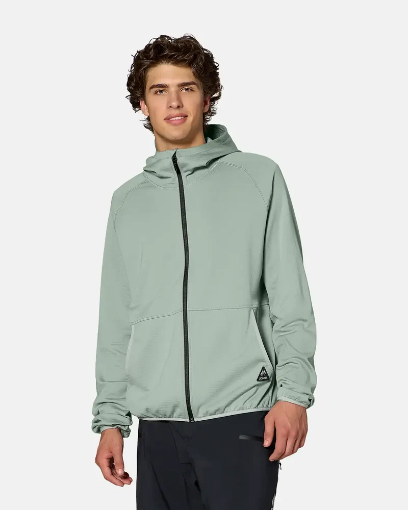 Men’s Flagship Grid Fleece Hooded Jacket