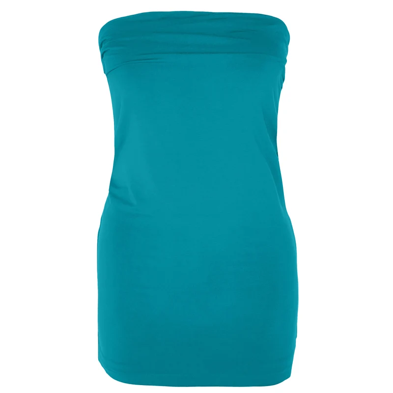 Longlady Bandeau top Tanda Aquagroen | Tall