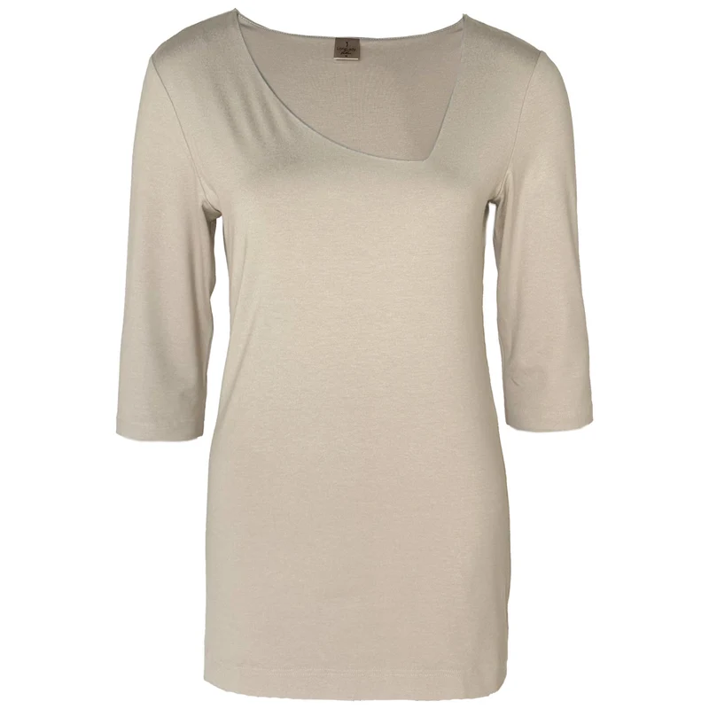 Longlady Shirt Tessy Lichtbeige | Tall