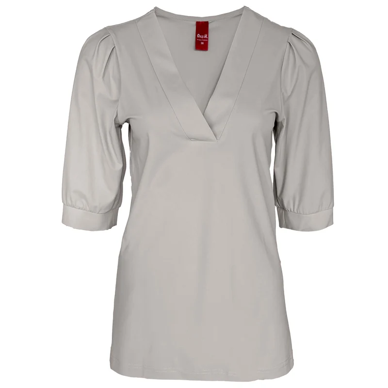 Only-M Top Pofmouw Lichtbeige | Tall