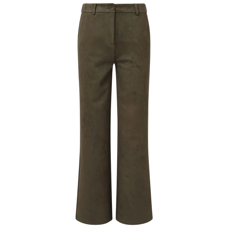 Smashed Lemon Broek Suedine | Tall