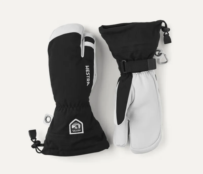 Army Leather Heli Ski 3-finger handschoen