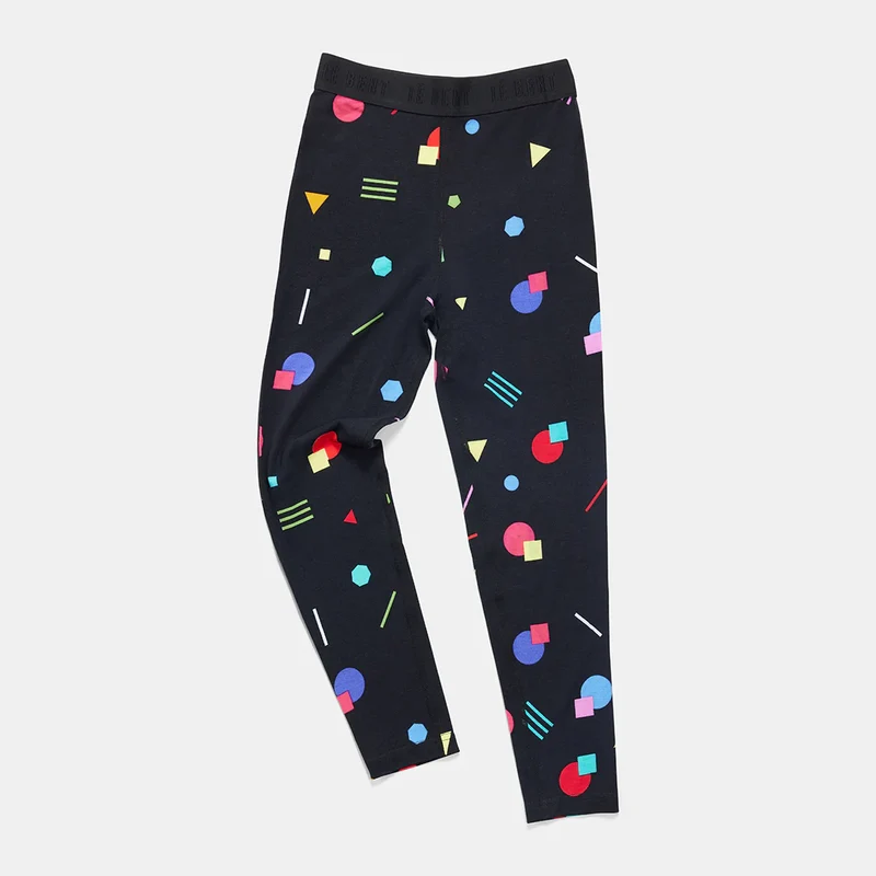Le Bent Kids Confetti Midweight Bottom Base Layer