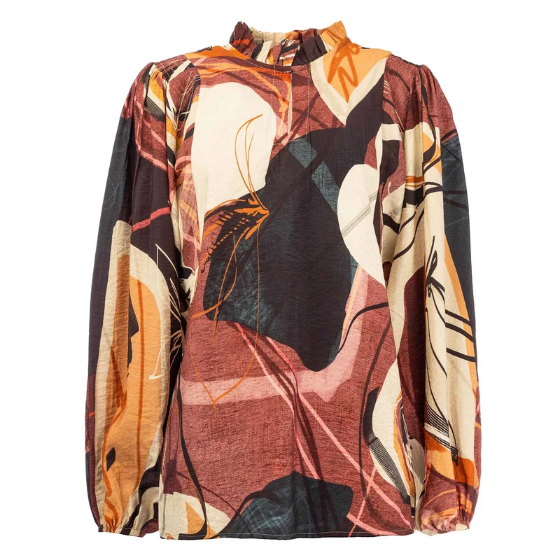 NED Blouse Maldon Mother of Pearl | Tall
