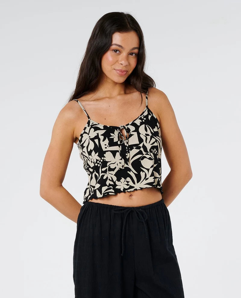Surf Dreams Printed Rib Cami