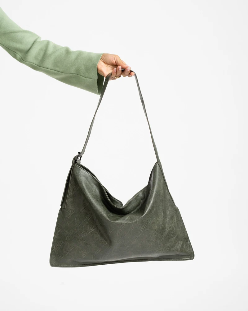 TILTIL Bag Noor Faux Leather Donkergroen